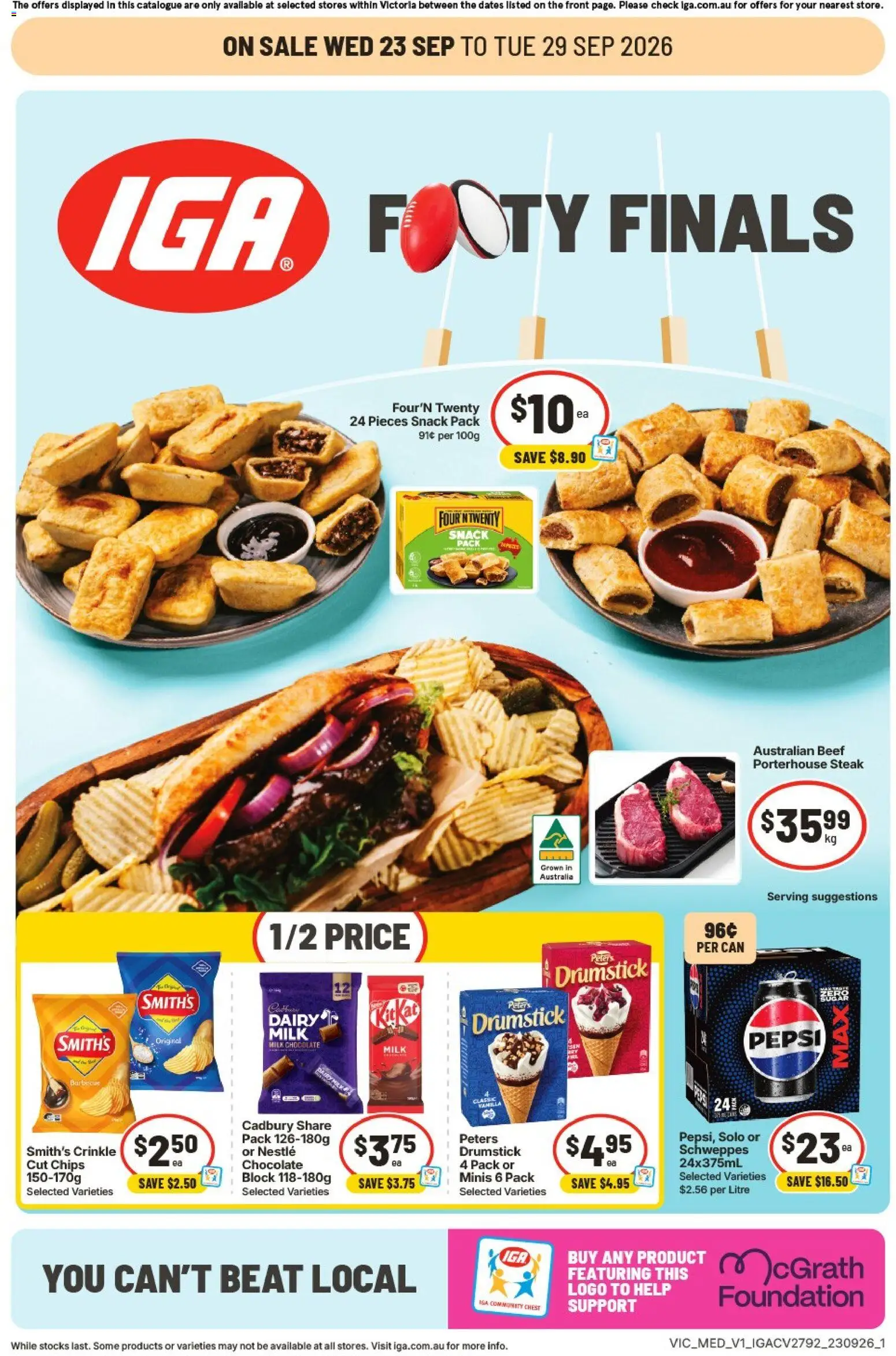 Preview of catalogue IGA catalogue Coburg from shop IGA valid 23/09/2026