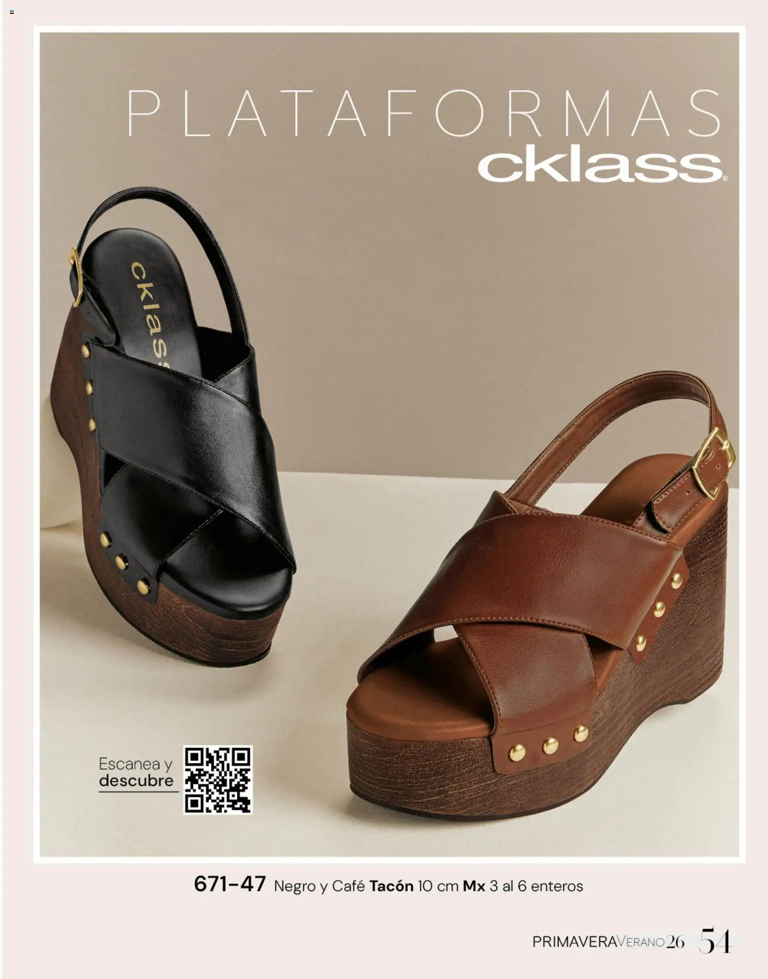 Vista previa las ofertas de la tienda Cklass - Catálogo Dama Calzado desde el 02/01/2026 - Café
