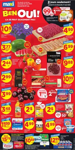 Preview of leaflet Maxi weekly flyer / circulaire from shop Maxi is valid from May 14, 2026