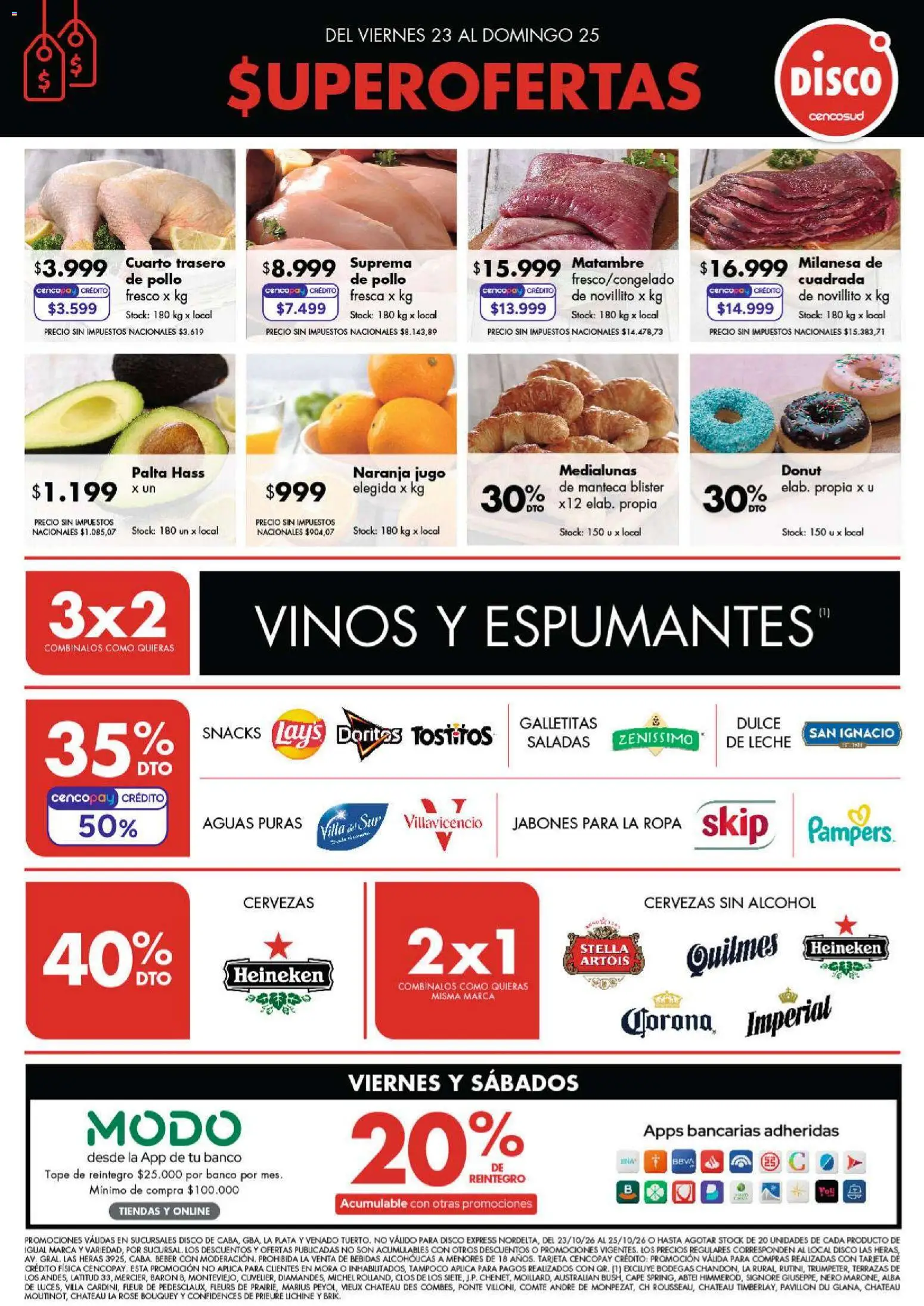 Vista previa del folleto de la tienda Disco válido desde el 23/10/2026 