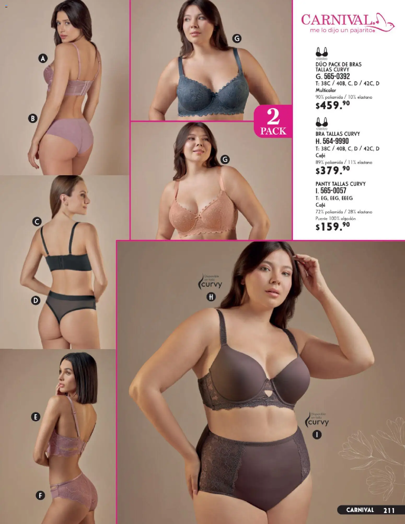 Vista previa las ofertas de la tienda Andrea - Andrea catálogo Lencería & vestir interior desde el 23/08/2026 