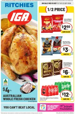 Preview of catalogue IGA catalogue Hawthorn from shop IGA valid 16/09/2026