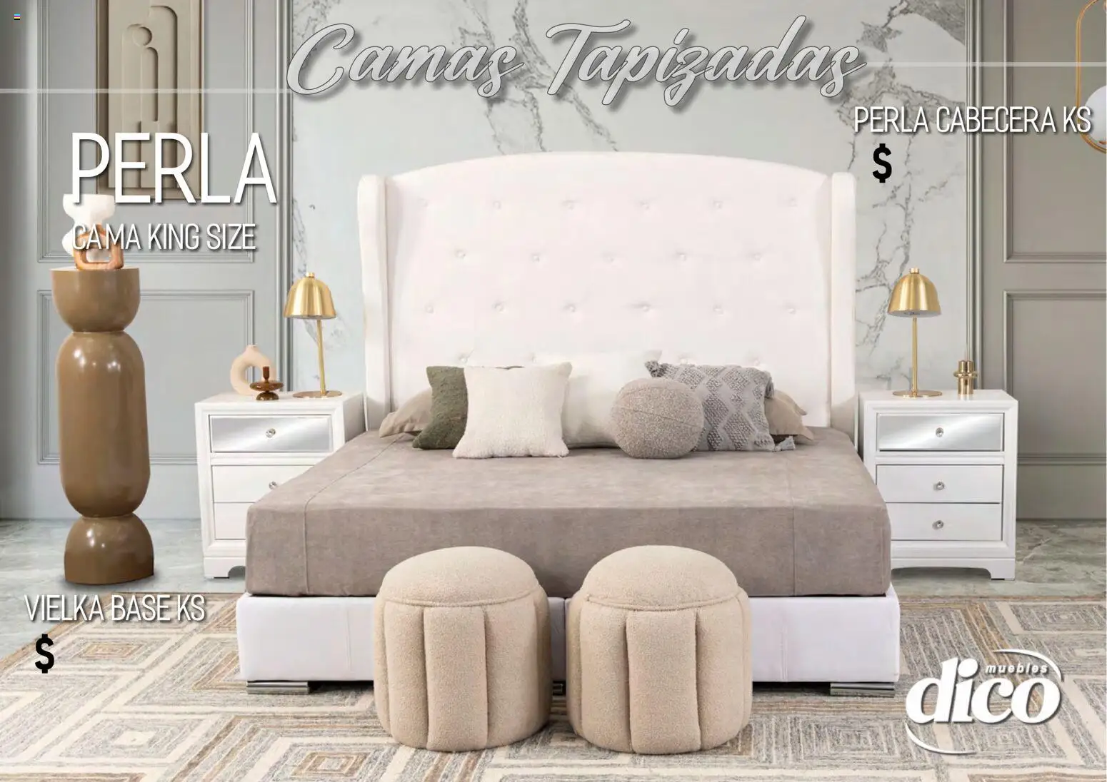 Vista previa las ofertas de la tienda Muebles Dico - Muebles Dico catálogo Camas tapizadas desde el 01/04/2026 