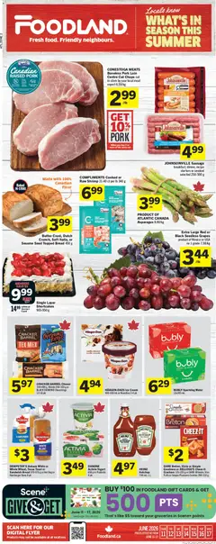 Preview of leaflet Foodland weekly flyer / circulaire from shop Foodland is valid from Jun 11, 2026