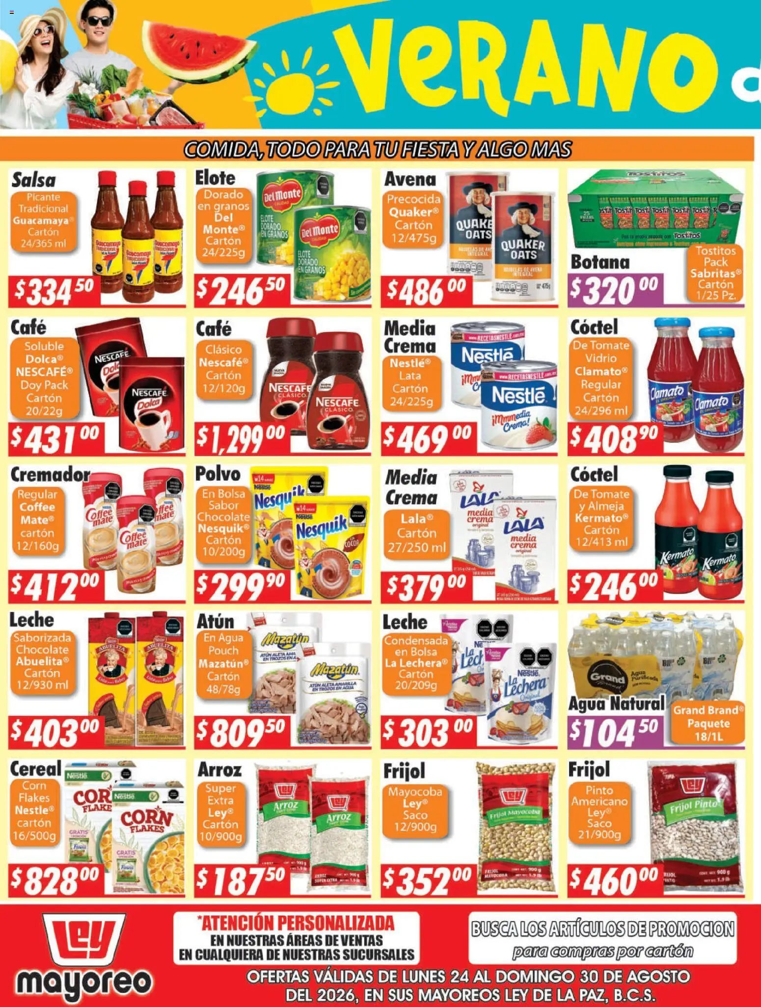 Vista previa las ofertas de la tienda Casa Ley - Casa Ley folleto La Paz desde el 24/08/2026 