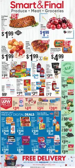 Ad Preview of Smart & Final Smart & Final Weekly Ad from 06/24/2026