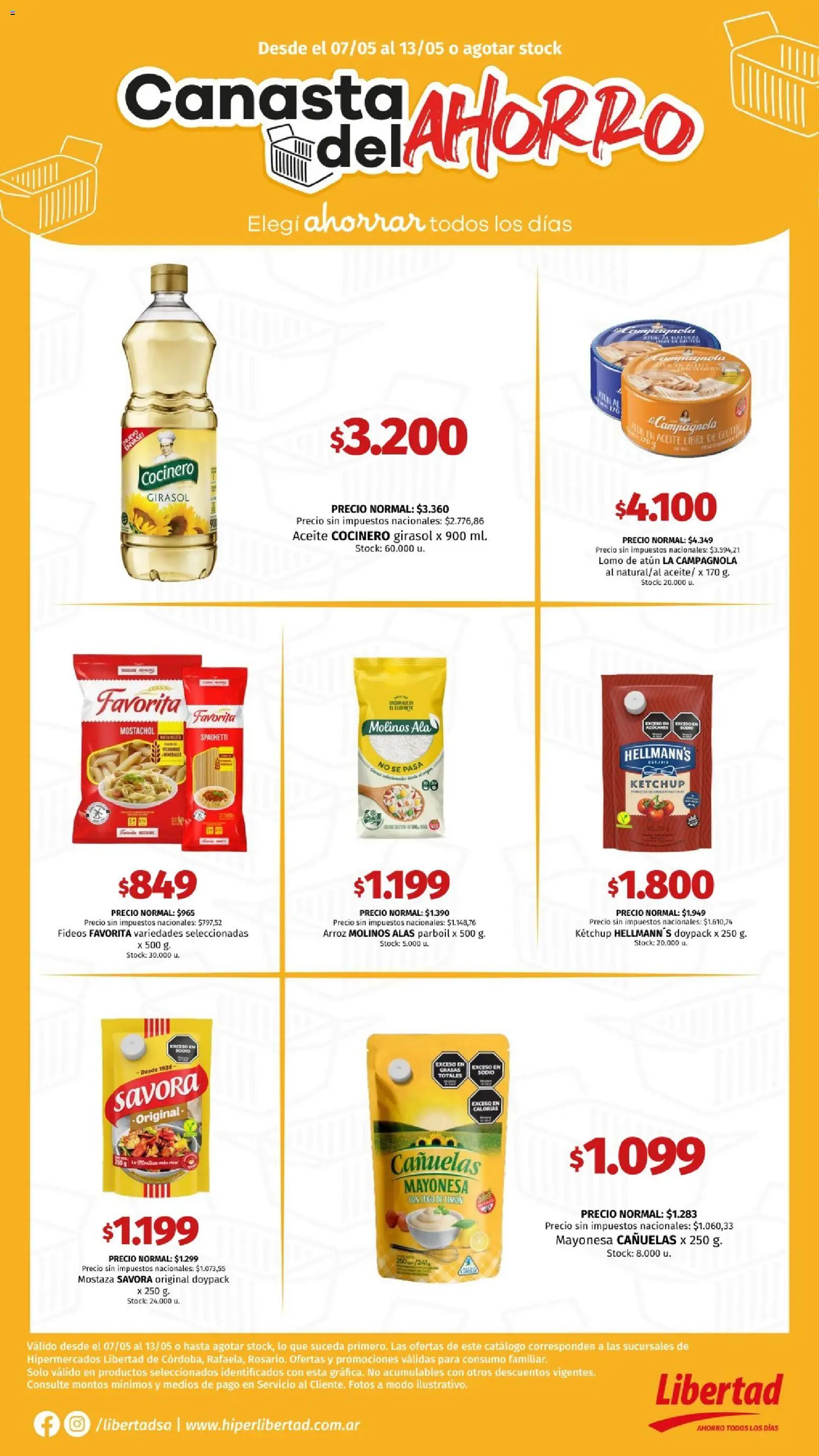 Vista previa del folleto de la tienda Hipermercado Libertad válido desde el 07/05/2026 