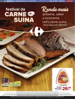 Pré-Visualização do folheto "Carrefour ofertas Súinos" da loja Carrefour válido a partir de 01/06/2026