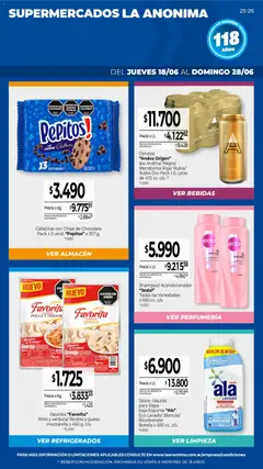 Vista previa del folleto de la tienda La Anonima válido desde el 18/06/2026 