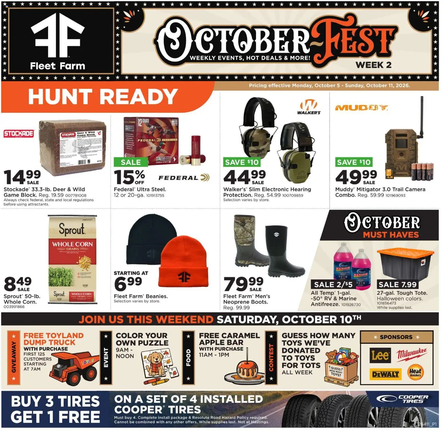 Ad Preview of Mills Fleet Farm Mills Fleet Farm Weekly Ad from 10/05/2026
