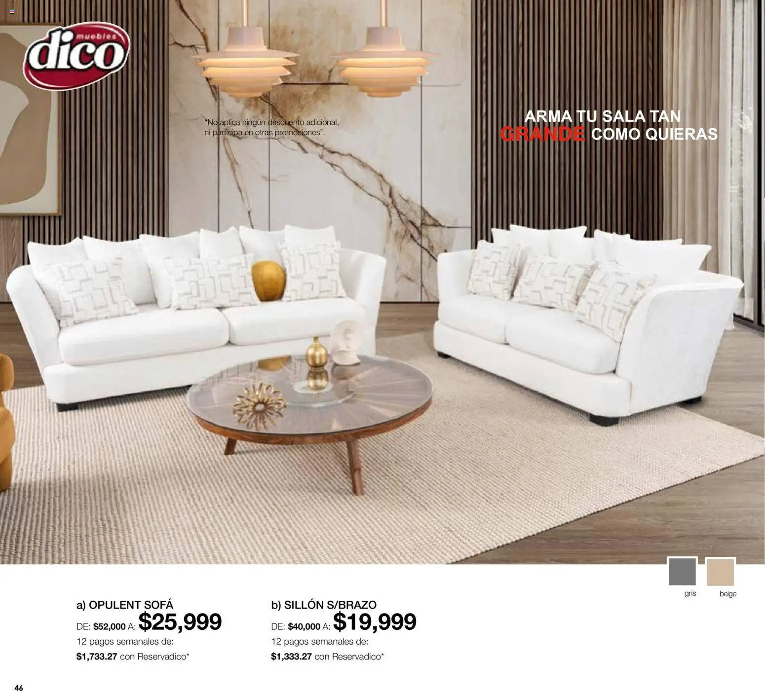 Vista previa las ofertas de la tienda Muebles Dico - Muebles Dico catálogo desde el 01/08/2026 