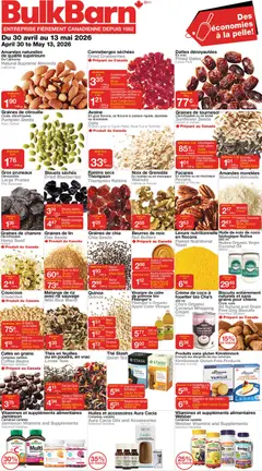 Preview of leaflet Bulk Barn weekly flyer / circulaire from shop Bulk Barn is valid from Apr 30, 2026