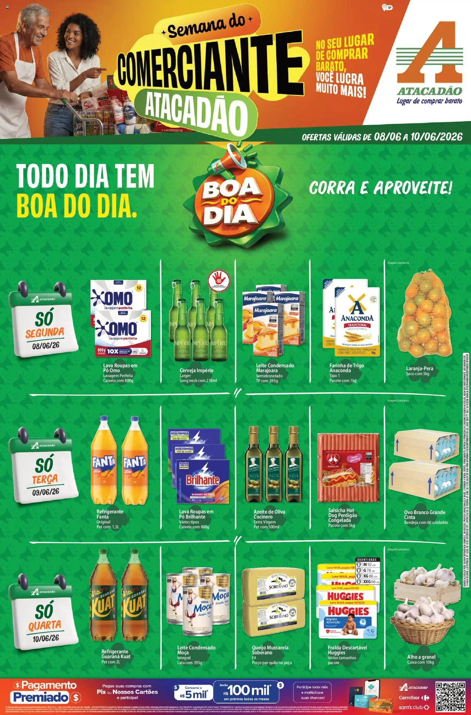 Pré-Visualização do folheto "Atacadão ofertas - SP" da loja Atacadão válido a partir de 08/06/2026