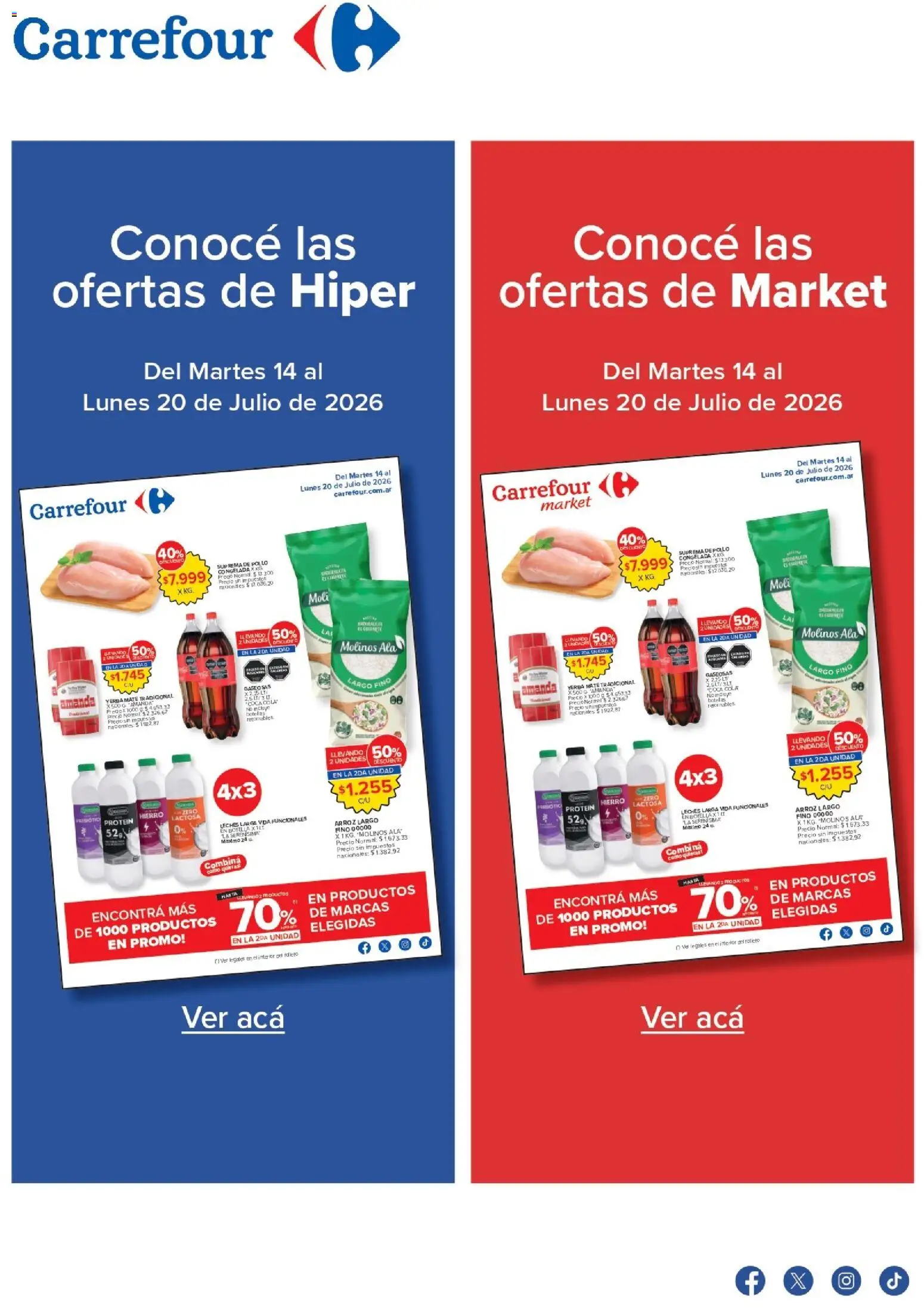 Vista previa del folleto de la tienda Carrefour válido desde el 14/07/2026 