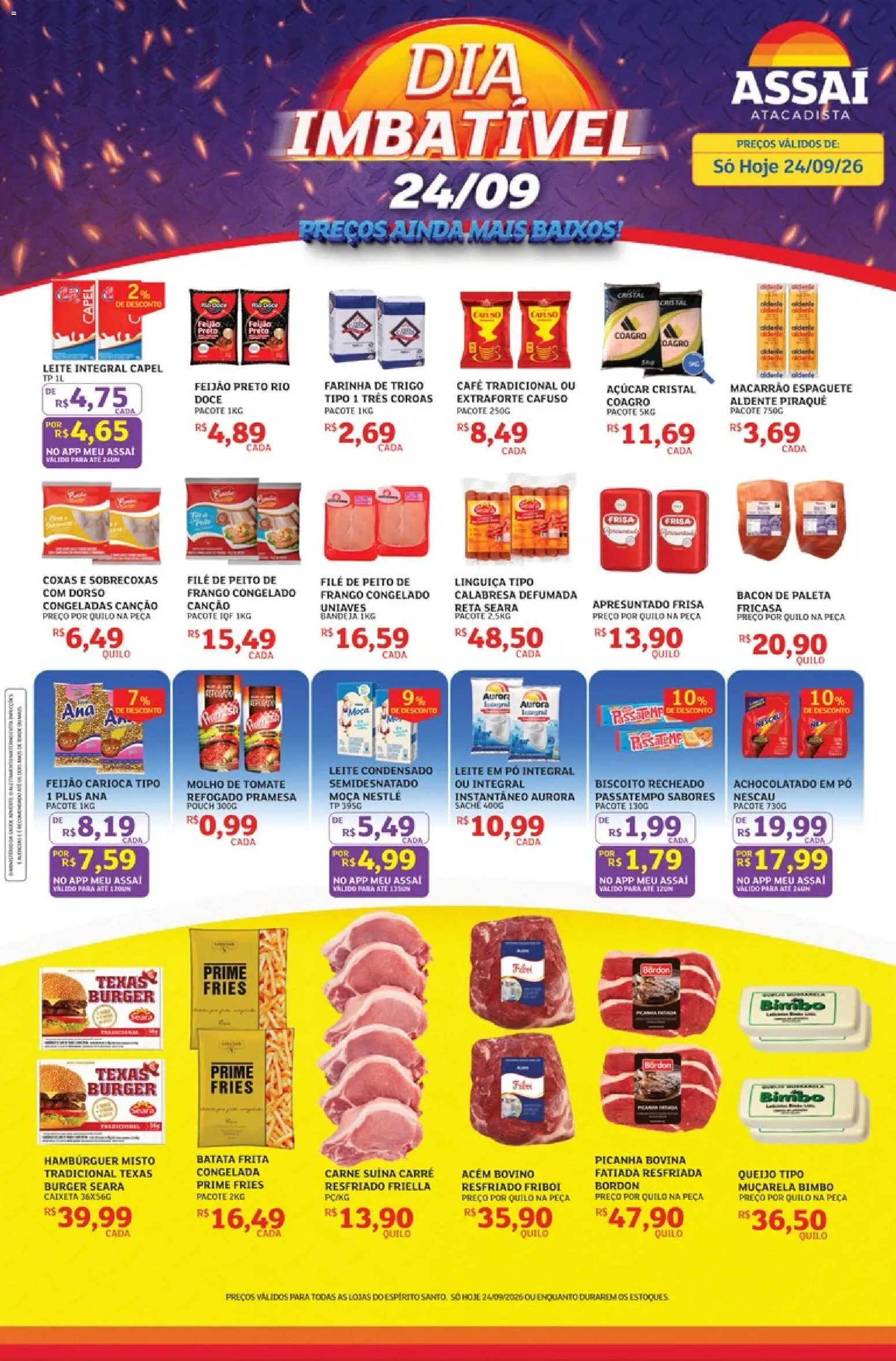 Pré-Visualização do folheto "Assaí Atacadista ofertas - ES" da loja Assaí Atacadista válido a partir de 24/09/2026