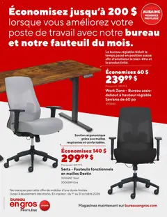 Preview of leaflet Staples circulaire - Entreprises from shop Staples is valid from Oct 01, 2026