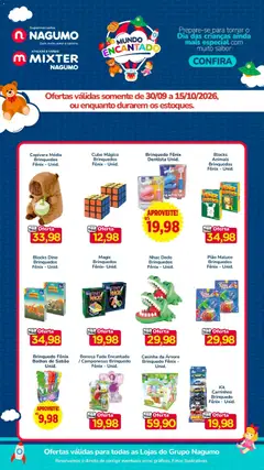 Pré-Visualização do folheto "Nagumo ofertas Mundo Encatando" da loja Nagumo válido a partir de 30/09/2026