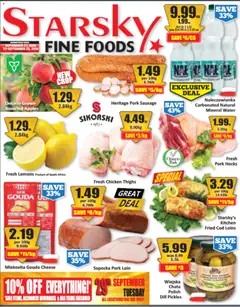 Un aperçu du dépliant Starsky weekly flyer / circulaire du magasin Starsky est valide à partir 17 sept. 2026