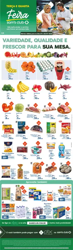 Pré-Visualização do folheto "Sam's Club - Ofertas da semana" da loja Sam's Club válido a partir de 07/07/2026