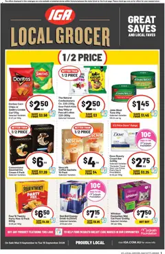 Preview of catalogue IGA catalogue Abbotsford from shop IGA valid 09/09/2026