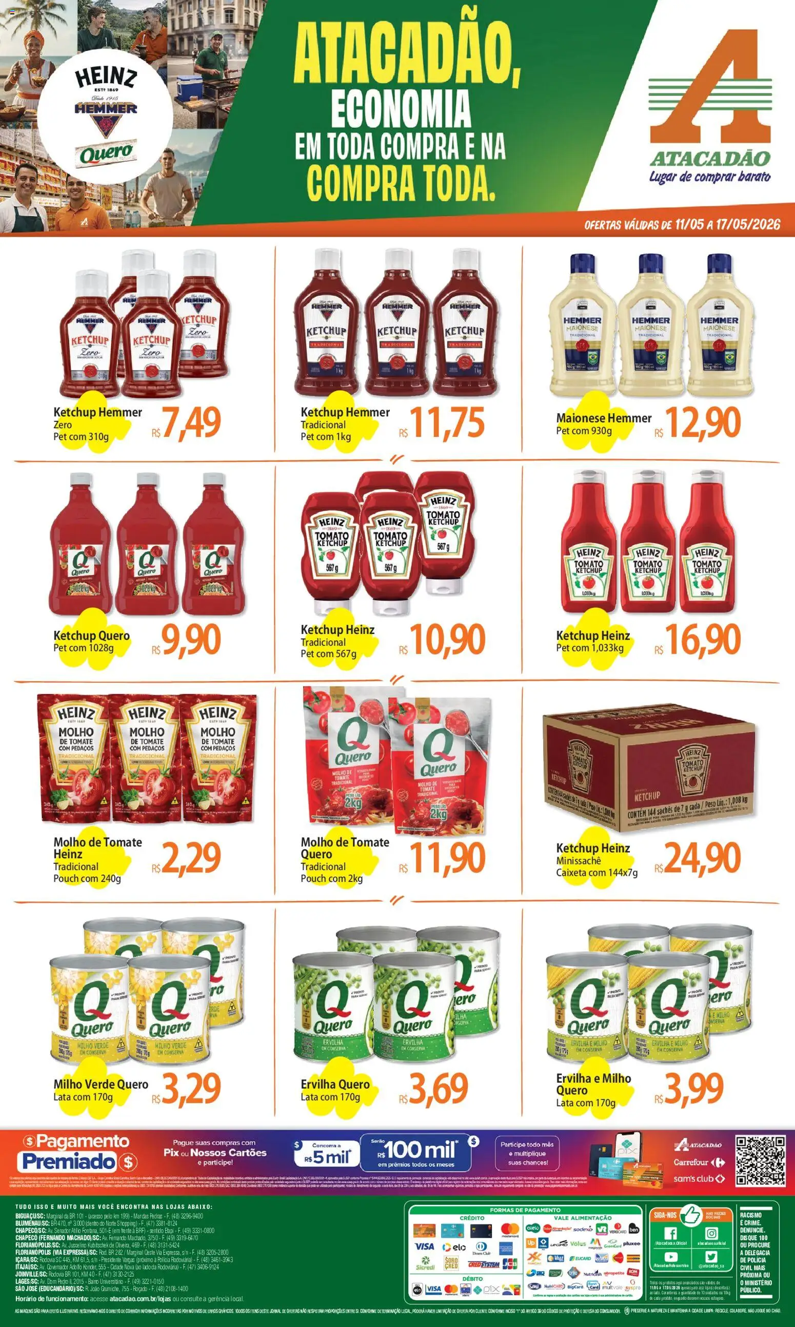 Pré-Visualização do folheto "Atacadão ofertas - SC" da loja Atacadão válido a partir de 11/05/2026