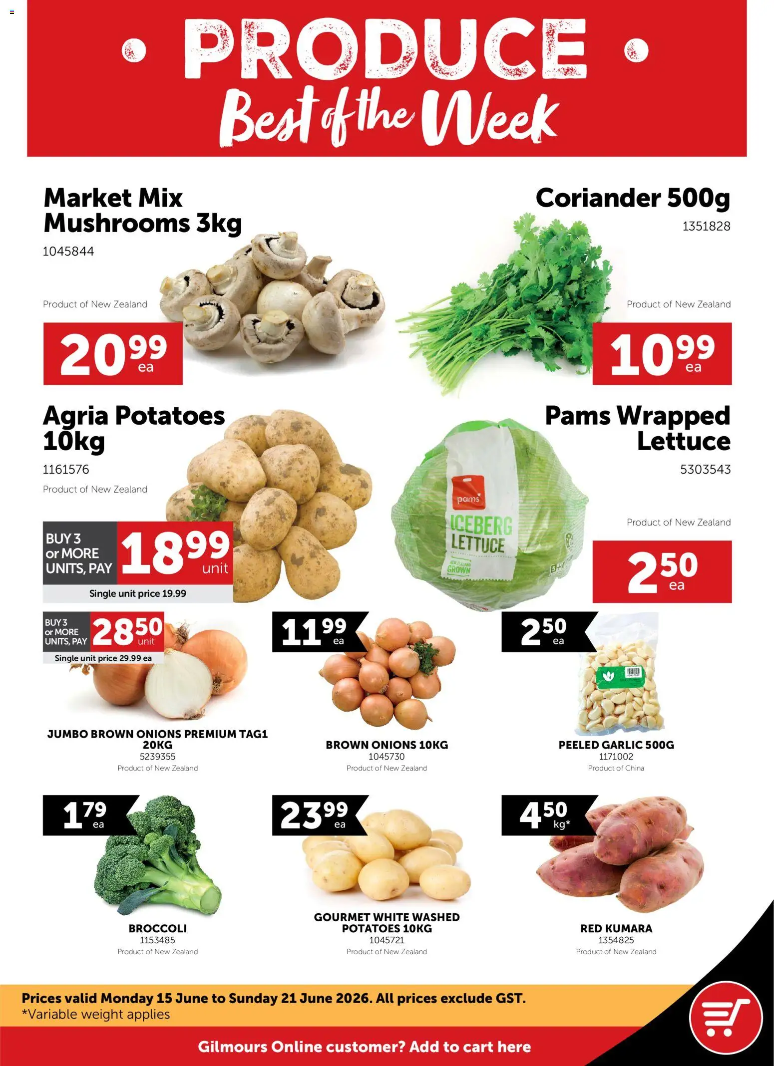 Preview of catalogue Gilmours catalogue from shop Gilmours valid 15 Jun 2026
