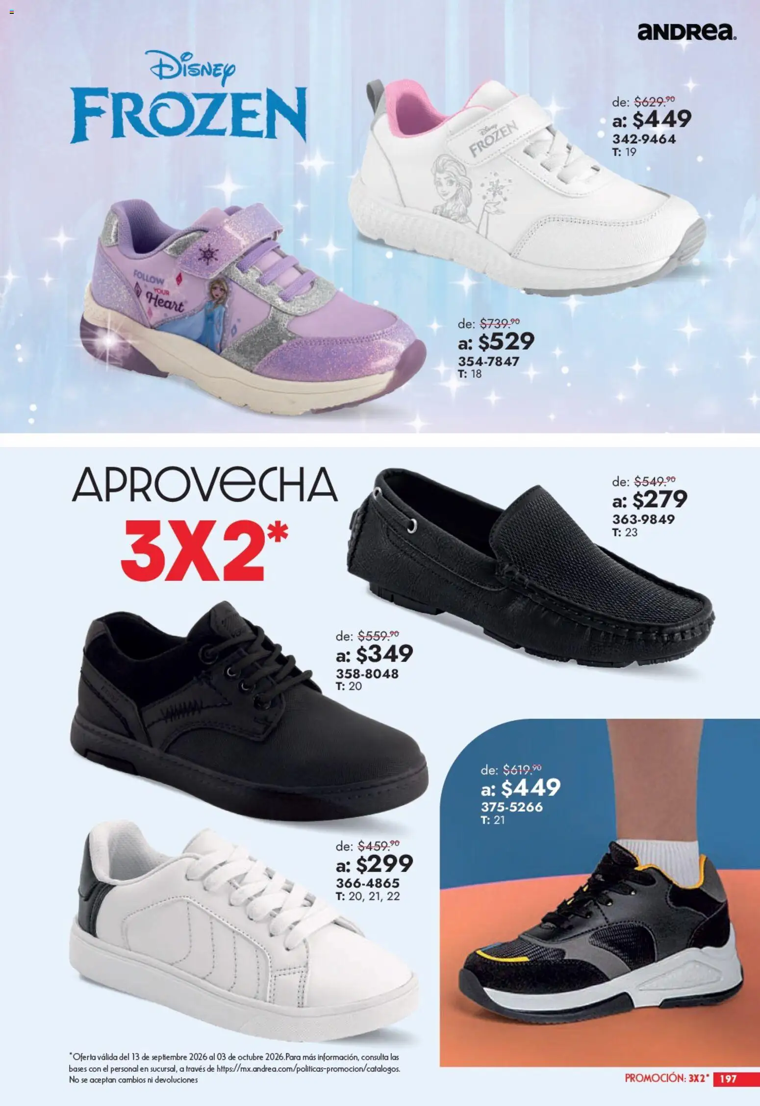 Vista previa las ofertas de la tienda Andrea - Andrea catálogo Outlet desde el 13/09/2026 