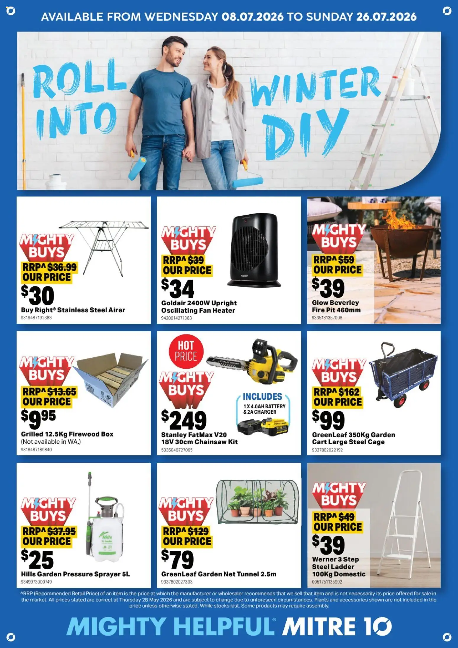 Preview of catalogue Mitre 10 Roll Into Winter DIY from shop Mitre 10 valid 08/07/2026