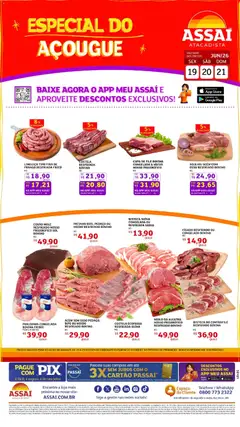 Pré-Visualização do folheto "Assaí Atacadista ofertas - AM" da loja Assaí Atacadista válido a partir de 19/06/2026