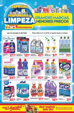 Pré-Visualização do folheto "Fort Atacadista ofertas Perfumaria e Limpeza" da loja Fort Atacadista válido a partir de 15/07/2026