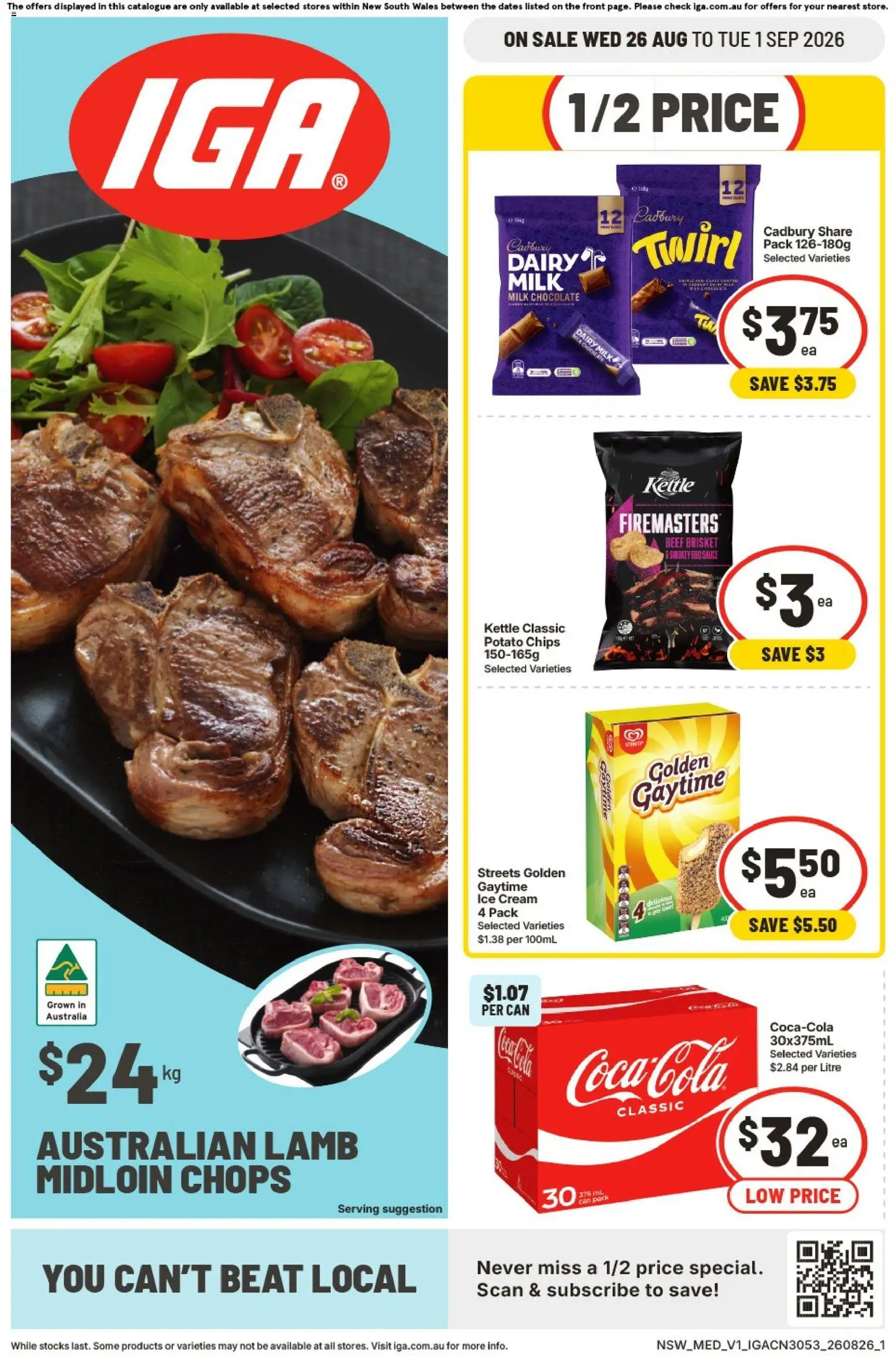 Preview of catalogue IGA catalogue Hackett from shop IGA valid 26/08/2026