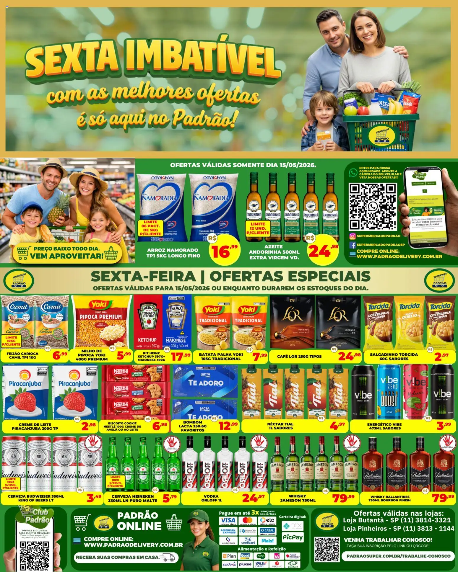 Pré-Visualização do folheto "Supermercado Padrão ofertas Especiais" da loja Supermercado Padrão válido a partir de 15/05/2026