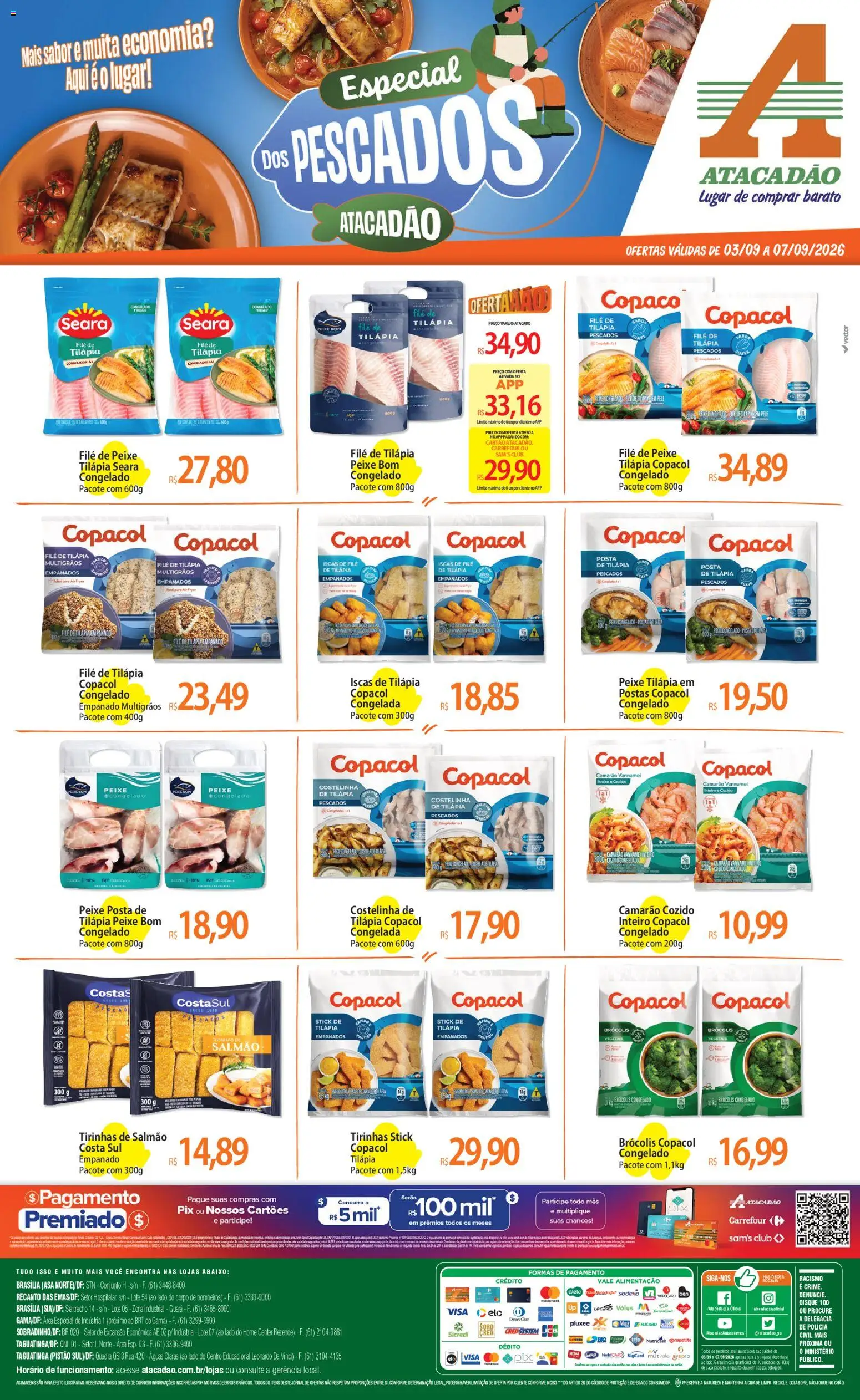 Pré-Visualização do folheto "Atacadão ofertas - DF" da loja Atacadão válido a partir de 03/09/2026