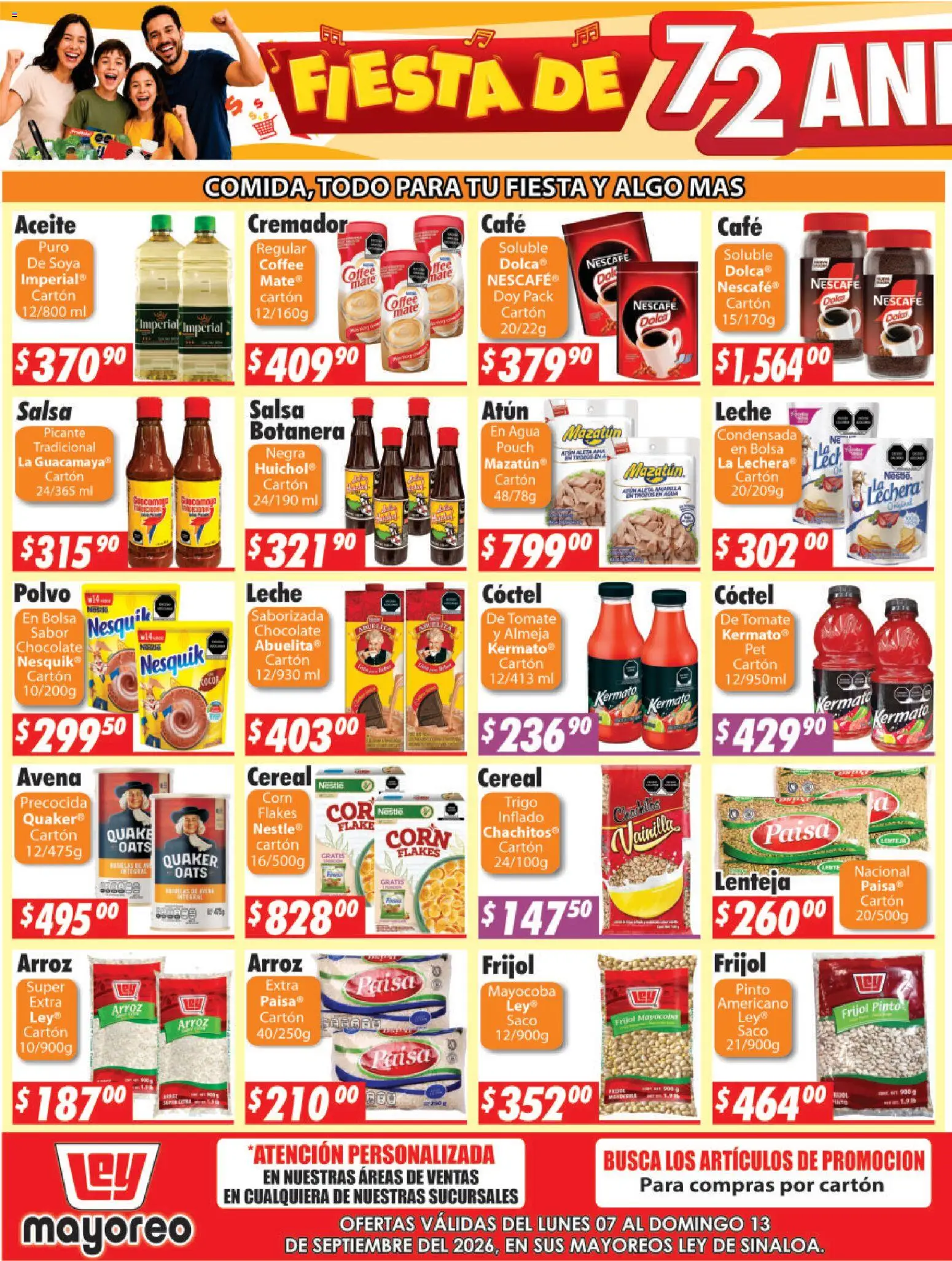Vista previa las ofertas de la tienda Casa Ley - Casa Ley folleto Sinaloa desde el 07/09/2026 