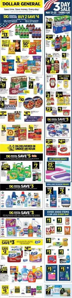 Ad Preview of Dollar General Dollar General Weekly Ad - TX from 05/17/2026