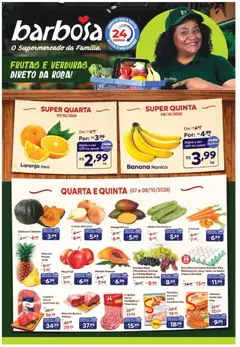 Pré-Visualização do folheto "Barbosa Supermercados - Ofertas da semana" da loja Barbosa Supermercados válido a partir de 07/10/2026