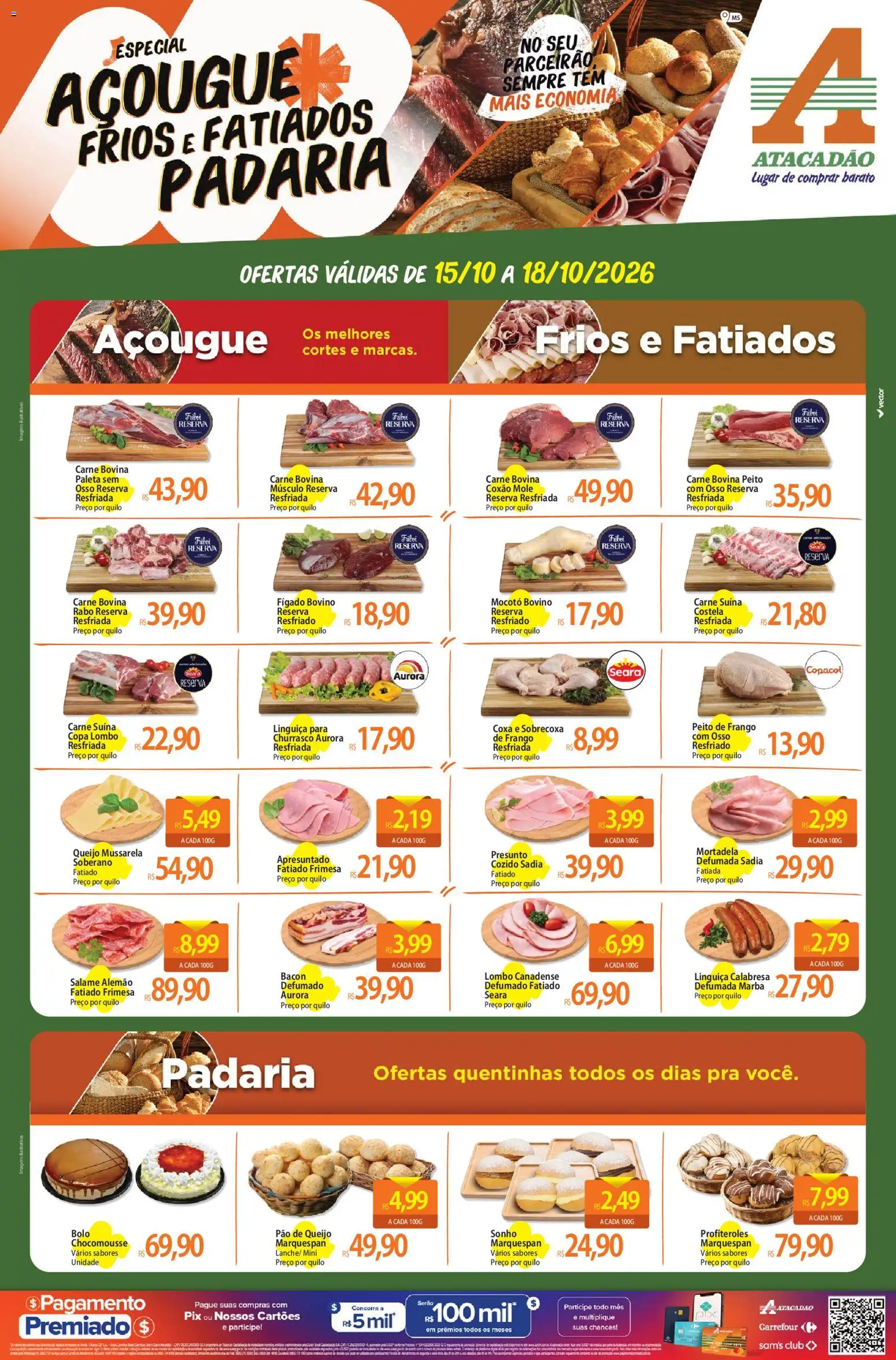 Pré-Visualização do folheto "Atacadão ofertas - MS" da loja Atacadão válido a partir de 15/10/2026