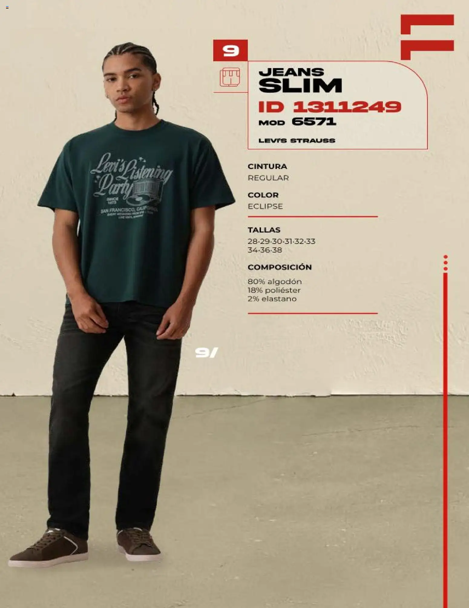 Vista previa las ofertas de la tienda Price Shoes - Price Shoes catálogo Jeans Levis desde el 15/10/2026 