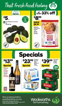 Preview of catalogue Woolworths South Island catalogue from shop Woolworths valid 3 Aug 2026