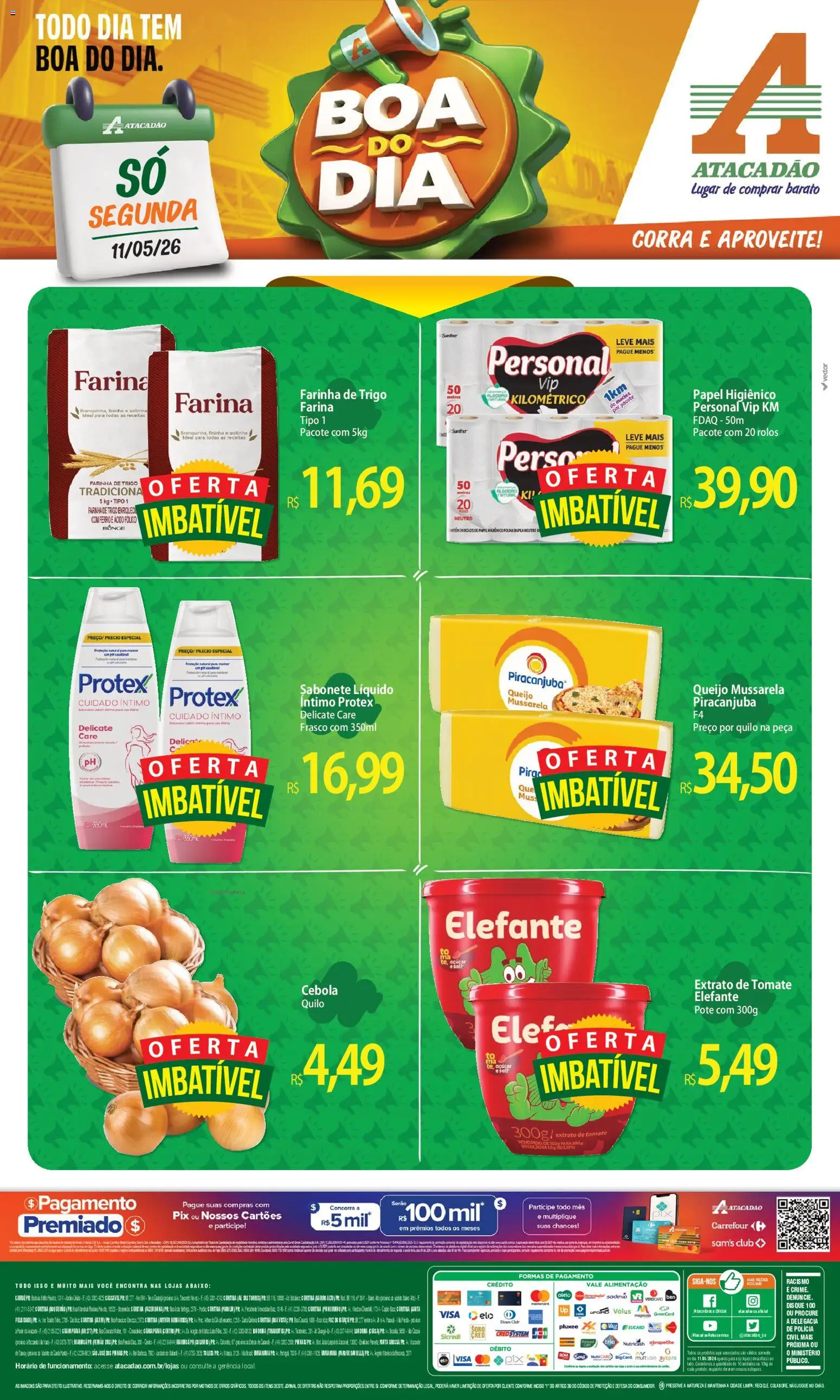 Pré-Visualização do folheto "Atacadão ofertas - PR" da loja Atacadão válido a partir de 11/05/2026