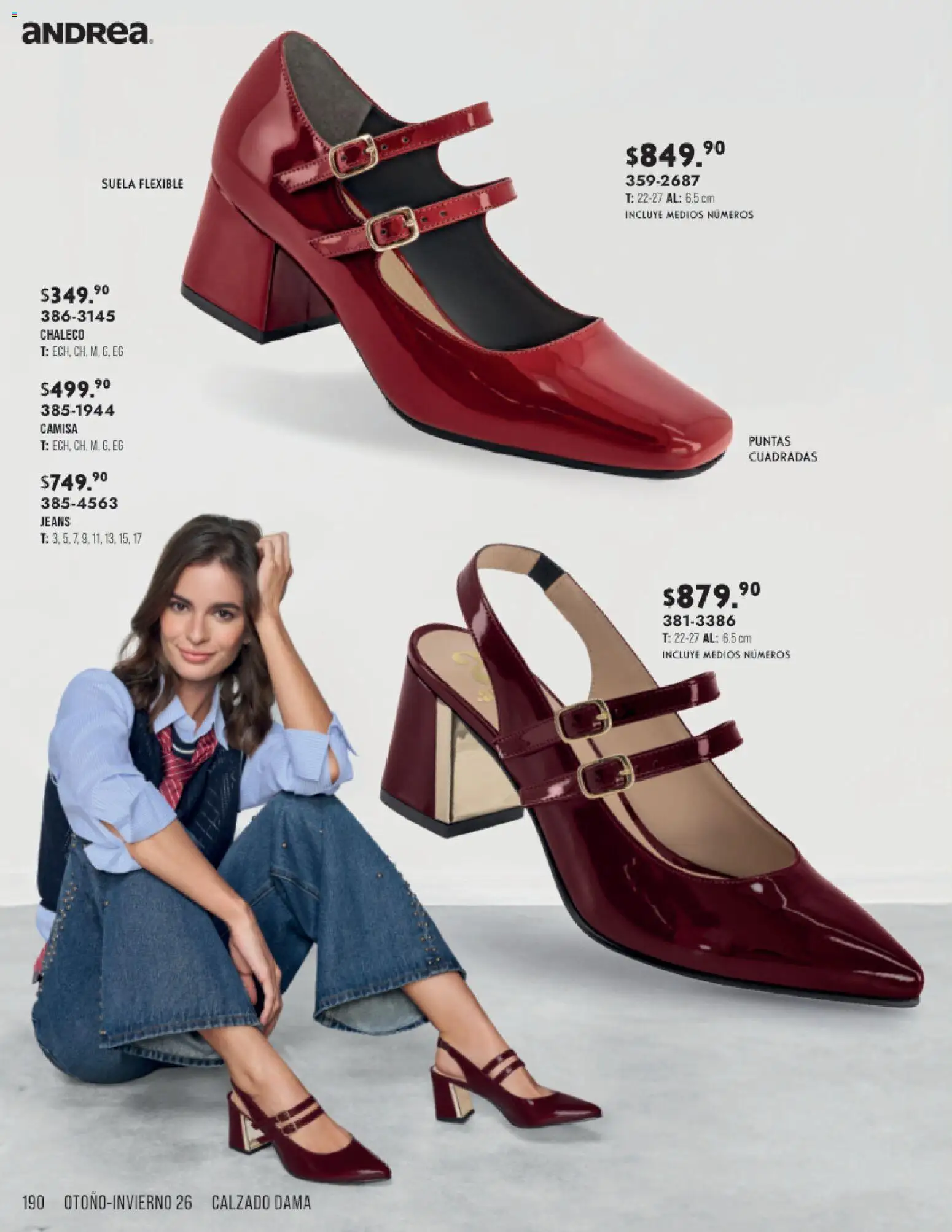 Vista previa las ofertas de la tienda Andrea - Andrea catálogo Otoño Invierno desde el 23/08/2026 