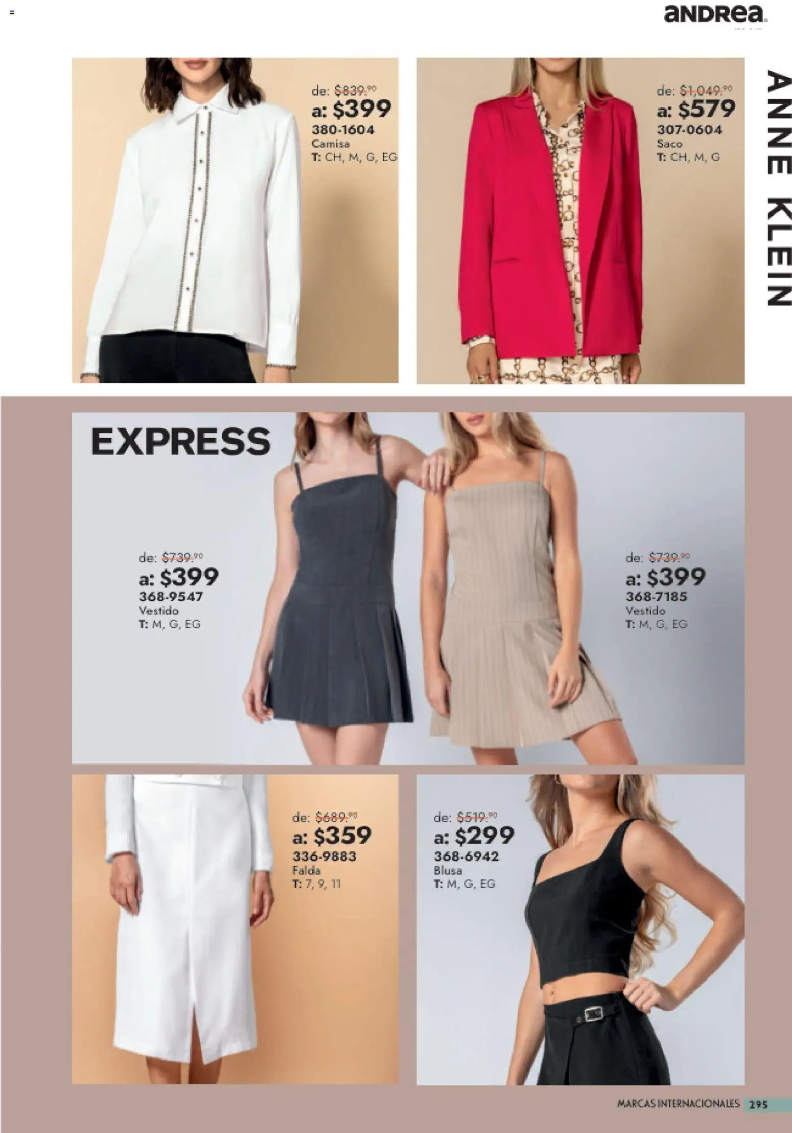 Vista previa las ofertas de la tienda Andrea - Andrea catálogo Outlet desde el 26/07/2026 