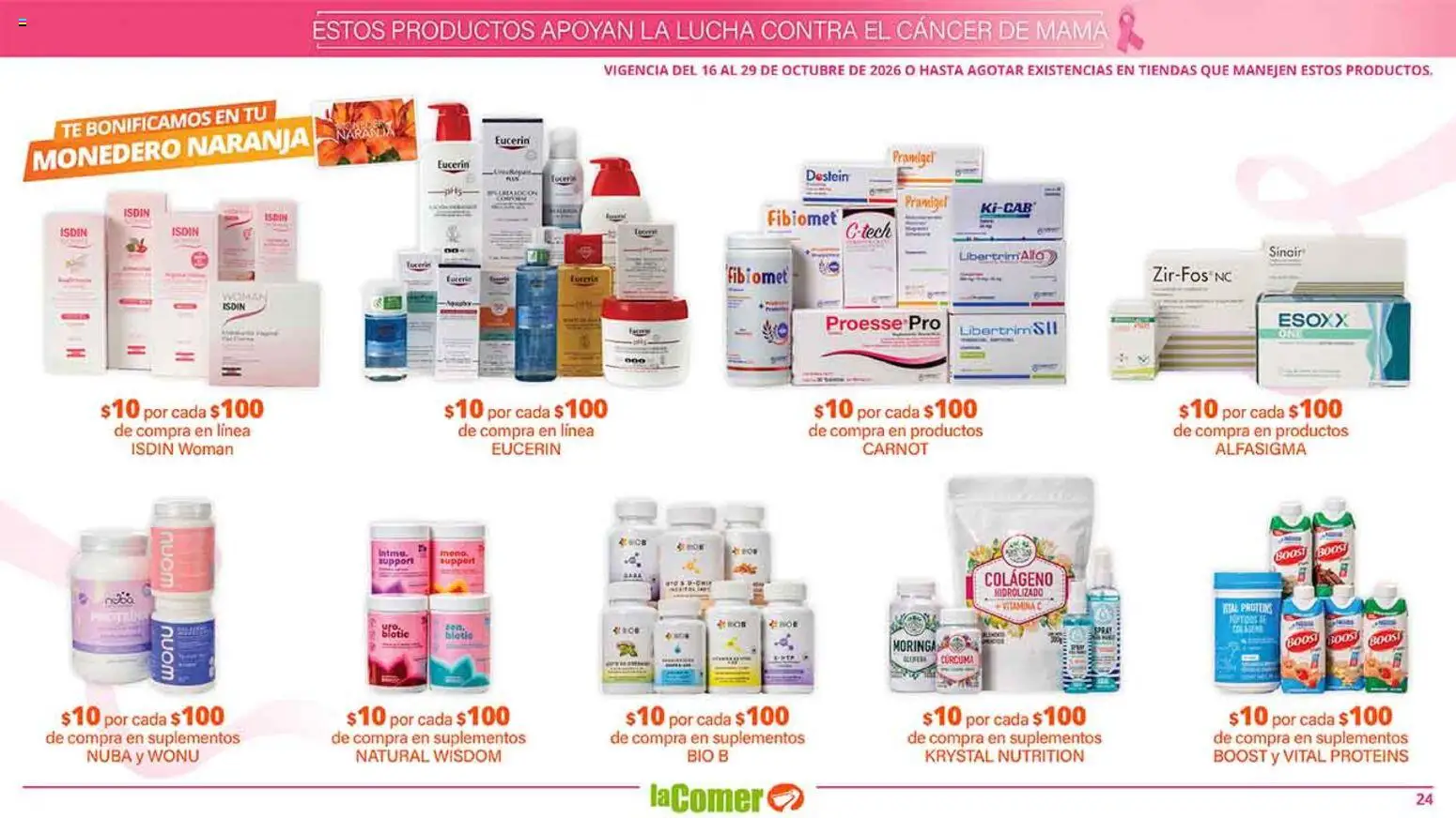 Vista previa las ofertas de la tienda La Comer - La Comer folleto es la tienda rosa desde el 16/10/2026 
