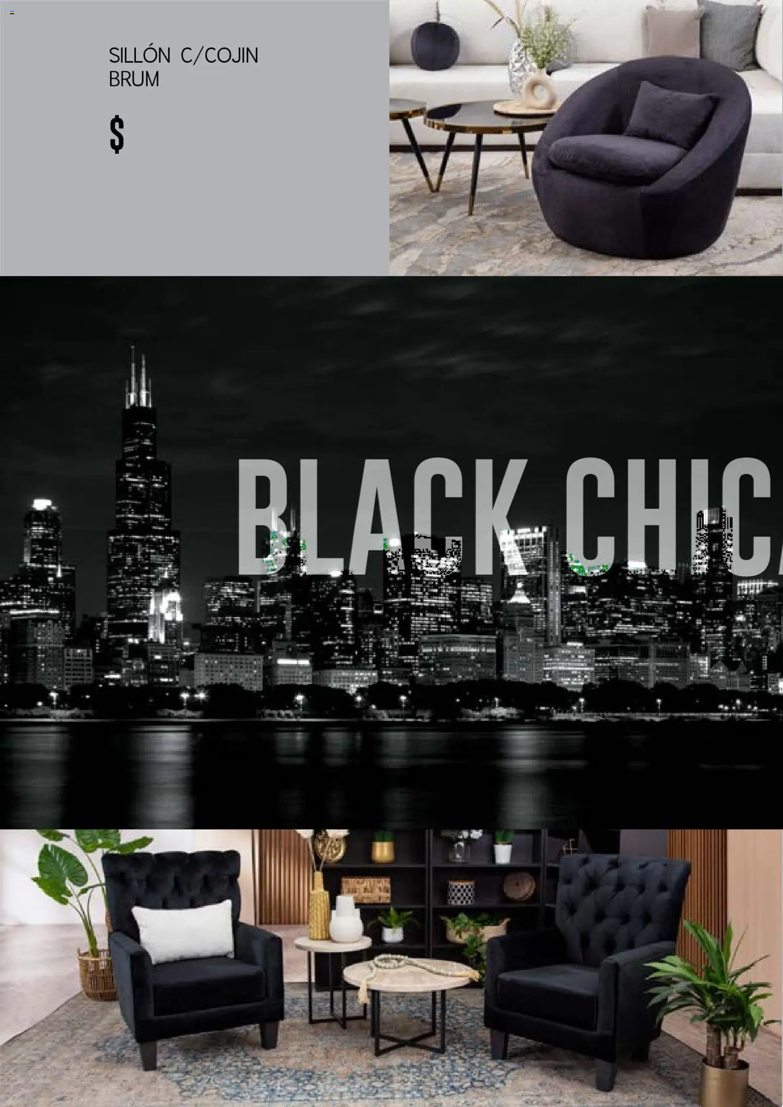 Vista previa las ofertas de la tienda Muebles Dico - Muebles Dico catálogo Black Chicago desde el 17/03/2026 