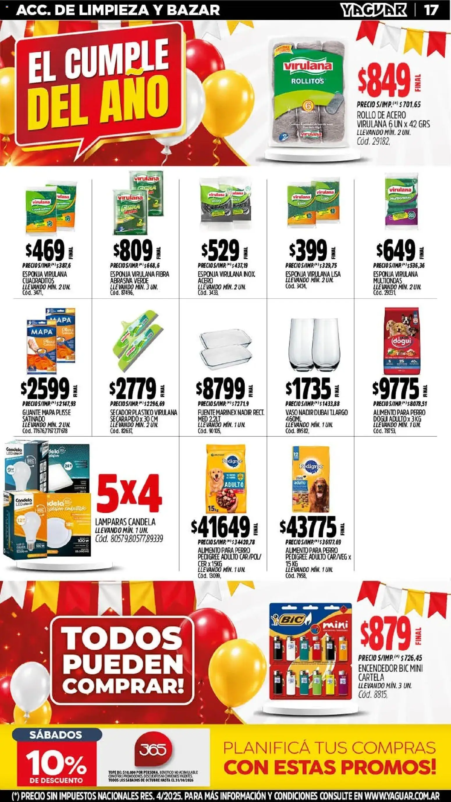 Vista previa del folleto de la tienda Yaguar válido desde el 19/10/2026 