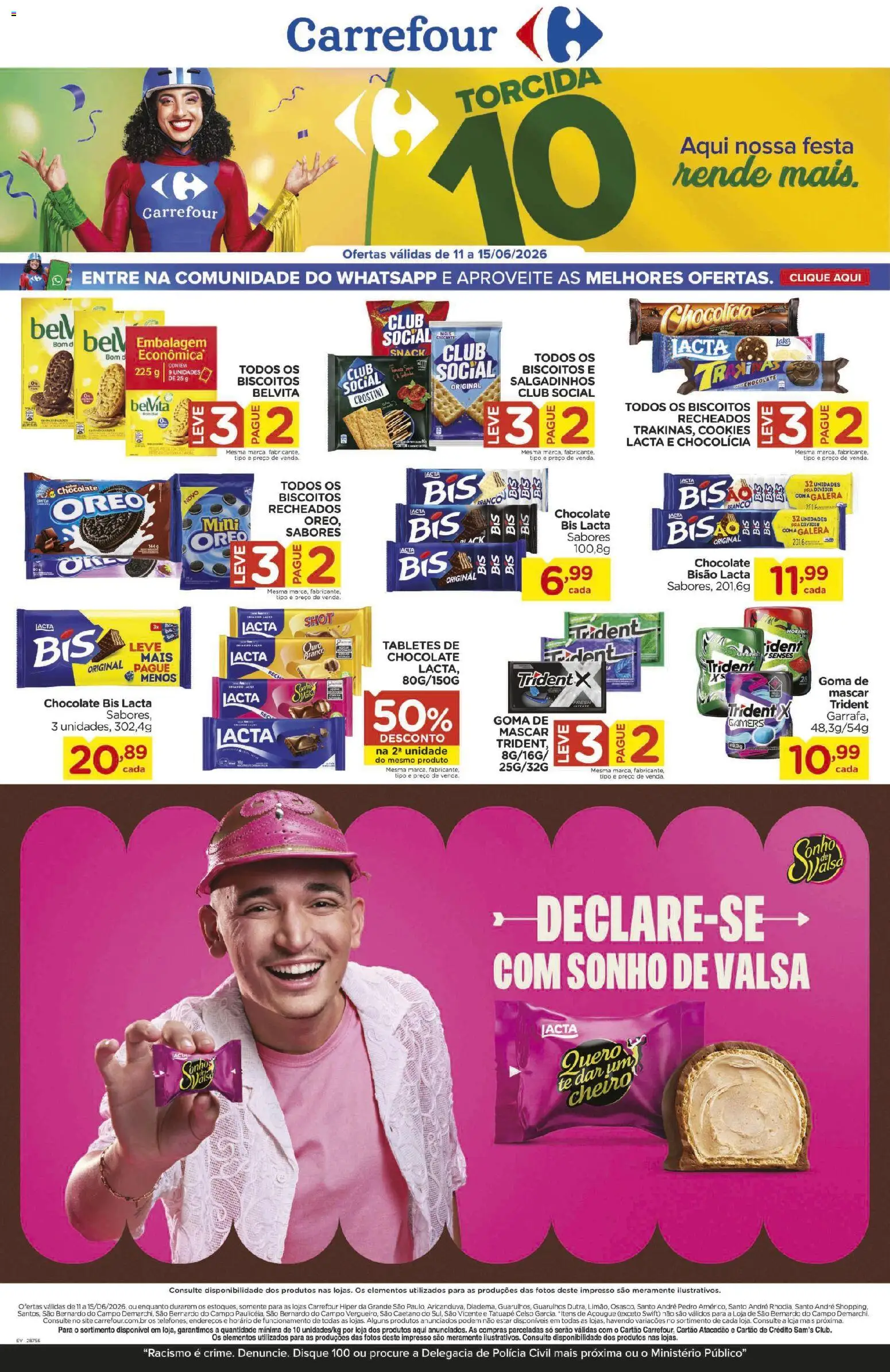Pré-Visualização do folheto "Carrefour ofertas Final de Semana" da loja Carrefour válido a partir de 11/06/2026
