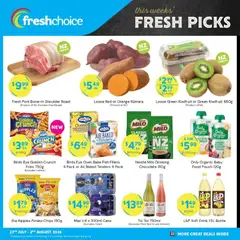 Preview of catalogue FreshChoice catalogue from shop FreshChoice valid 27 Jul 2026