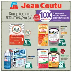 Preview of leaflet Jean Coutu circulaire - Produit Naturel from shop Jean Coutu is valid from May 07, 2026