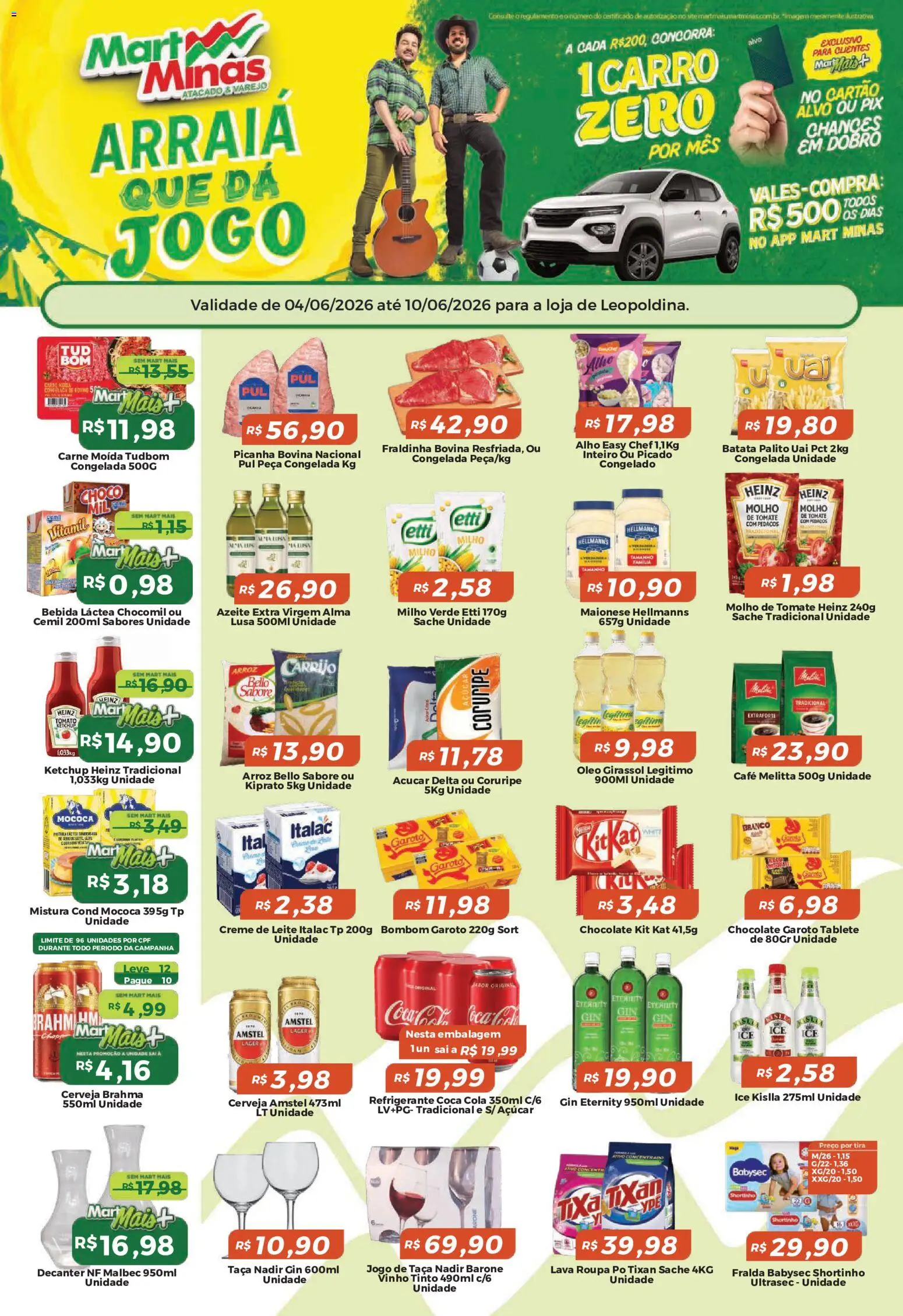 Pré-Visualização do folheto "Mart Minas ofertas" da loja Mart Minas válido a partir de 04/06/2026