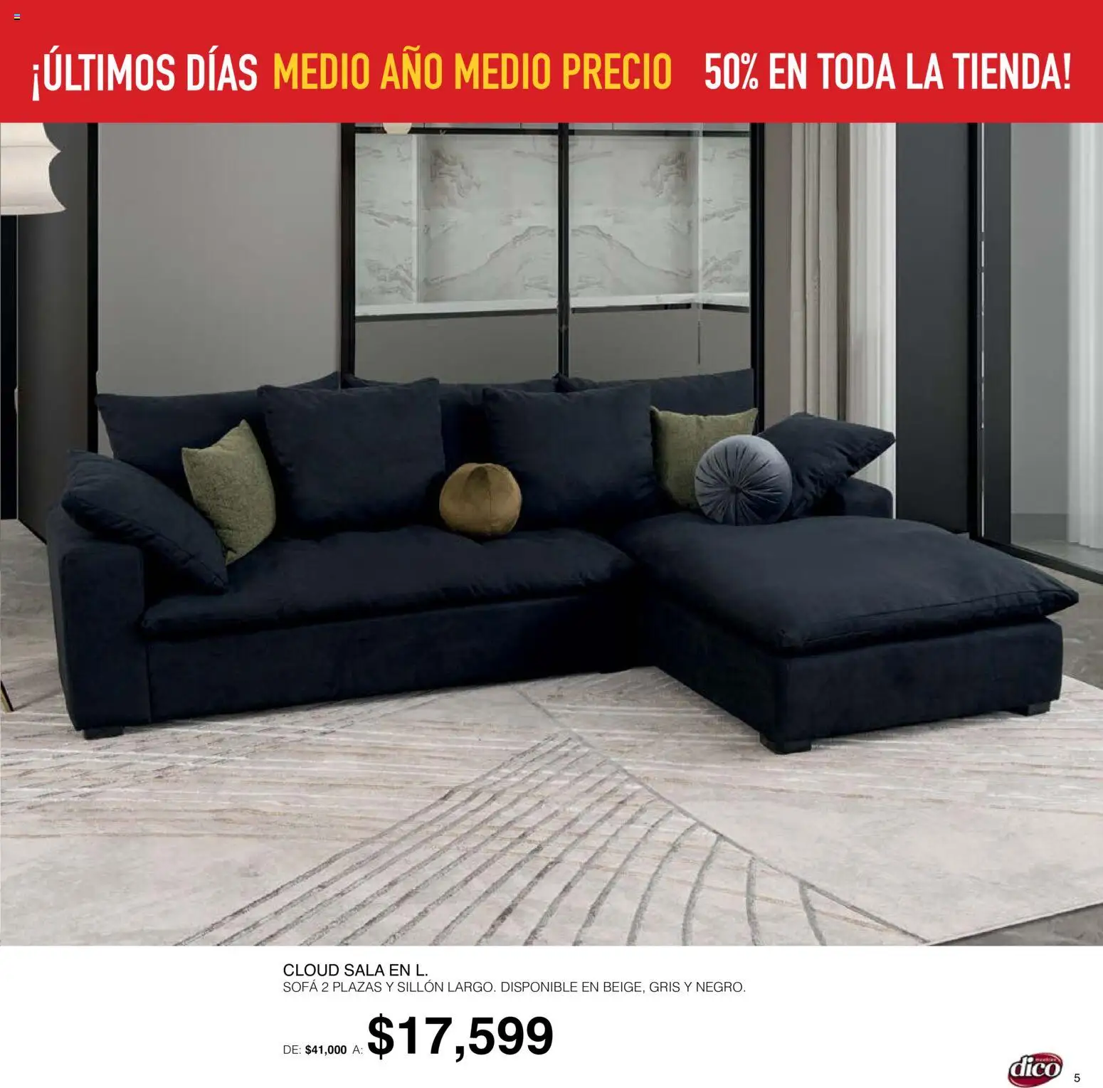 Vista previa las ofertas de la tienda Muebles Dico - Muebles Dico catálogo desde el 01/10/2026 